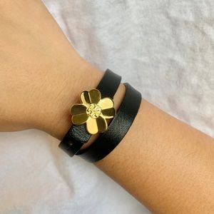 Tory Burch Shawn Clover Lucky Charm Bracelet